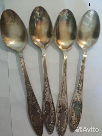 Мельхиоровые столовые приборы СССР