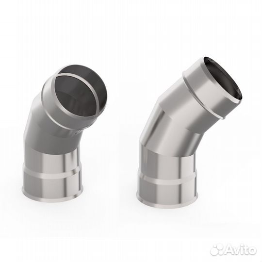 Отвод 45 d- (115-200) мм, t-0,5 мм, Нерж.430