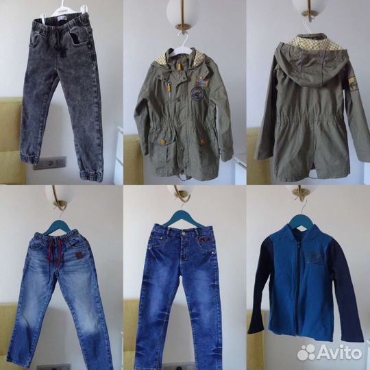 Вещи пакетом на мальчика, рост 122-134