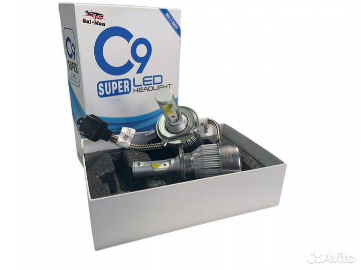 Яркие LED лампы H4 