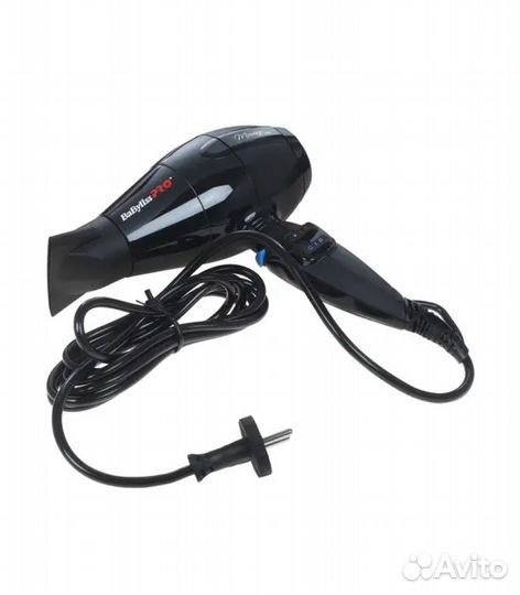 Фен BaByliss Pro Murano ionic, 2000 Вт, черный, BA