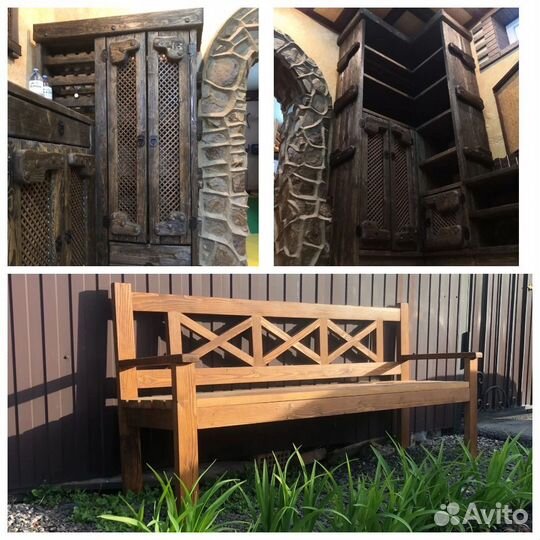 Деревянная садовая мебель столярная мастерская
