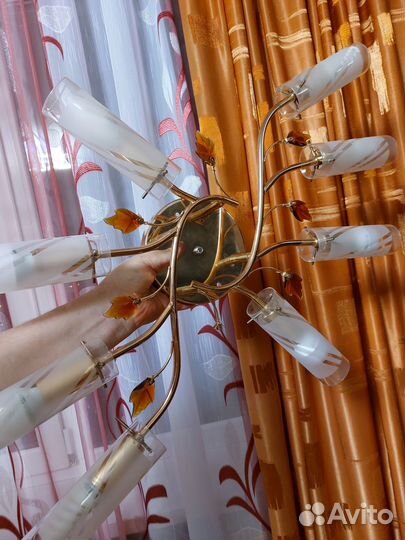 Люстра потолочная бу