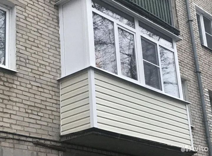 Остекление балконов и лоджий под ключ C7243