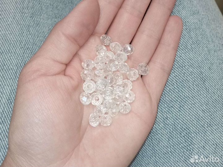 Гранëные бусины для рукоделия