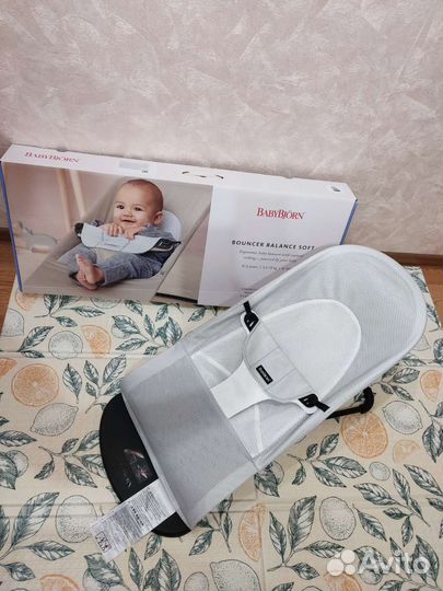 Шезлонг babybjorn bliss mesh