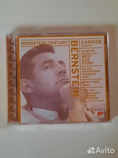 Leonard Bernstein 5 CD бокс диск классика музыка