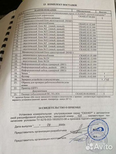 Дефектоскоп уиу Сканер Скаруч