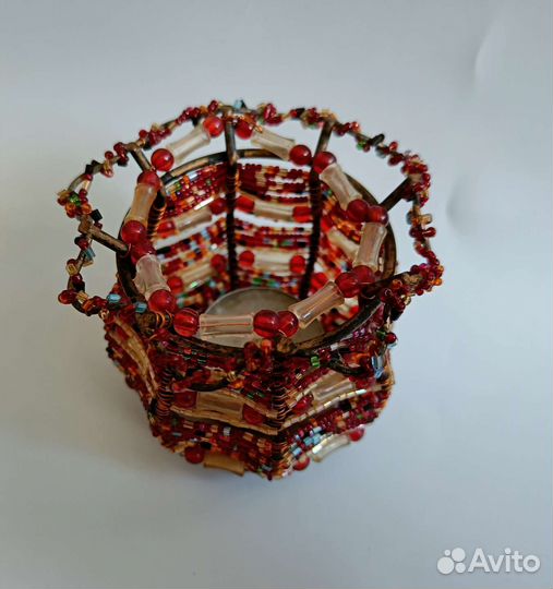 Подсвечник из бисера