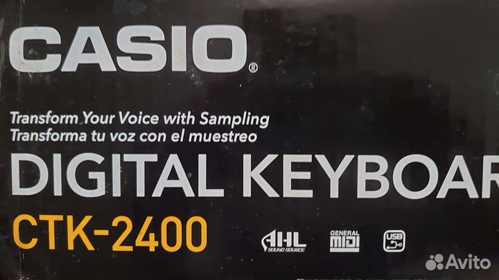 Синтезатор casio ctk-2400