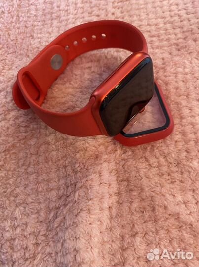 Часы apple watch 6 40 mm red