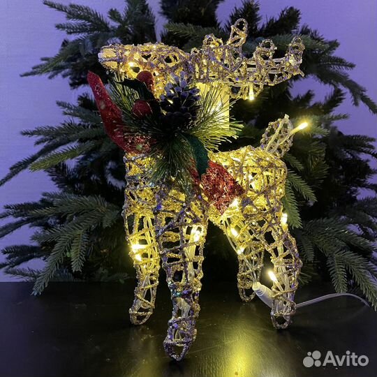 Фигура каркасная световая Олень