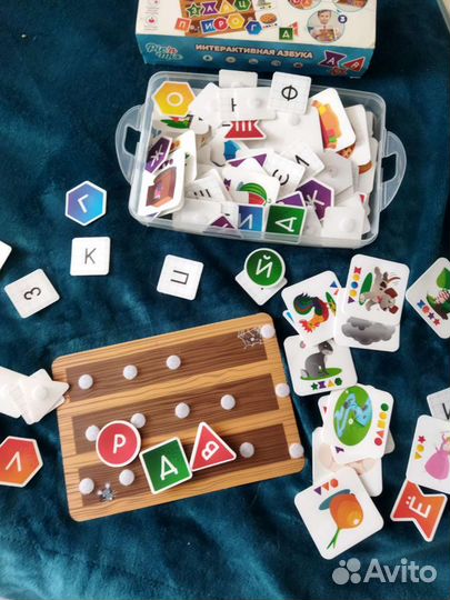 Развивающие игрушки на липучках