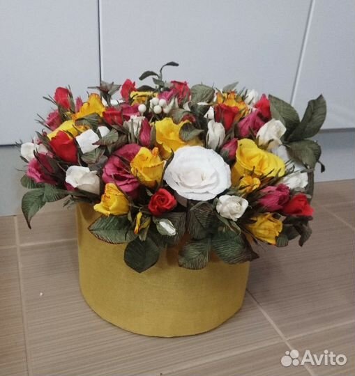 Сладкие букеты с конфетами