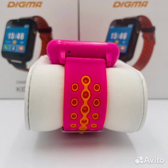 Смарт часы Digma Kid K7m Pink/Orange