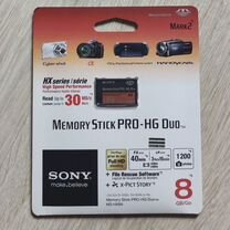 Карта памяти Sony Memory Stick Pro HG Duo