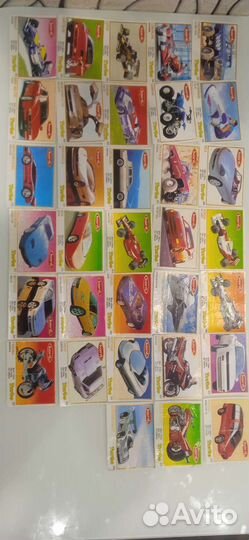 Вкладыши от жвачки turbo