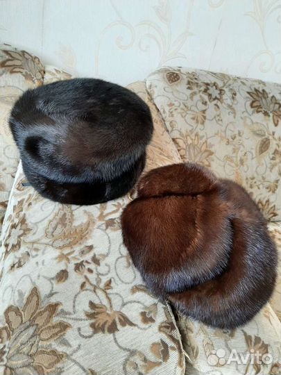 Шляпа меховая из норки