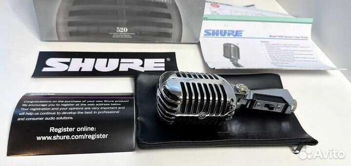 Студийный динамический микрофон Shure