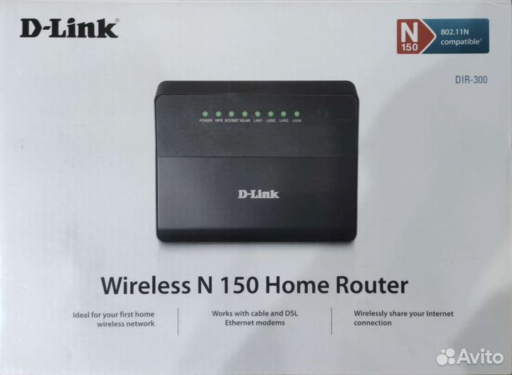Wifi роутер d link dir-300