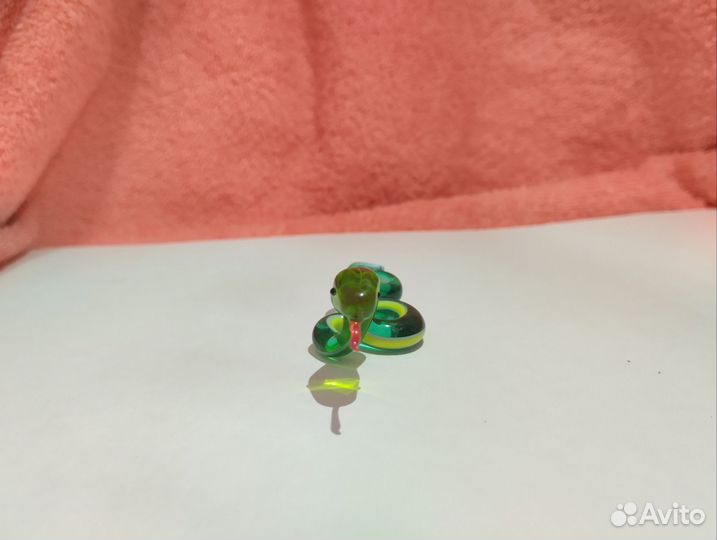 Змеи и кобры из стекла. Ручная работа