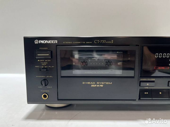 Pioneer CT-737 MK2 Трехголовая кассетная дека Japa