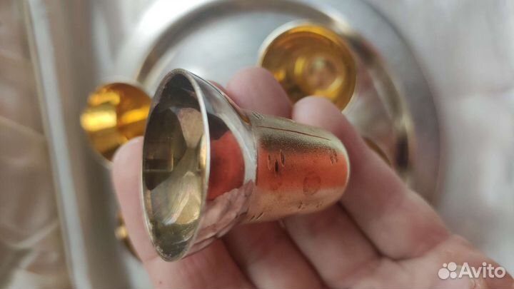 Подарочный набор стопок мельхиор СССР