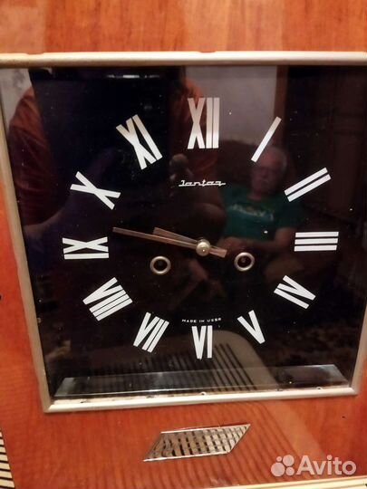 Антикварные часы Янтарь с боем (очз)