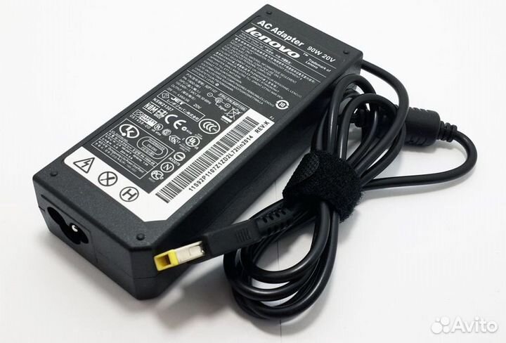 Блок питания Lenovo 20V 4.5A 90W разъем как USB