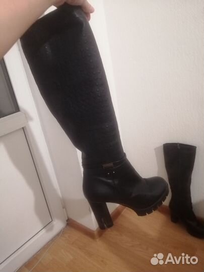 Ботфорты зимние 38