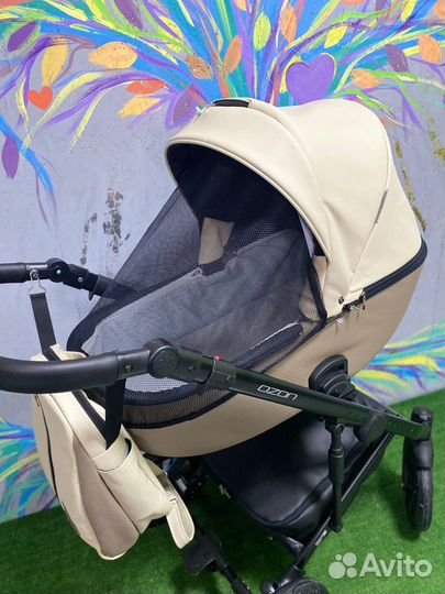 Коляска ozon Ecco (2 в 1) (riko basic) 25 слоновая