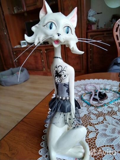 Кошка керамическая