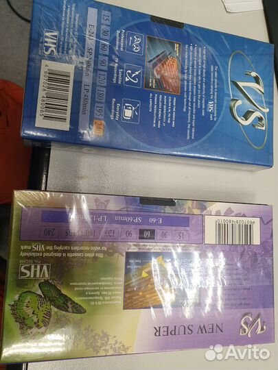 Видеокассеты новые VHS 240 и 60