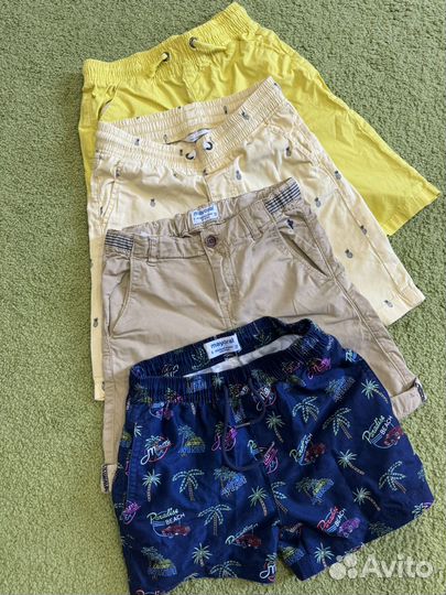 Шорты на мальчика 6-9лет. Вещи пакетом