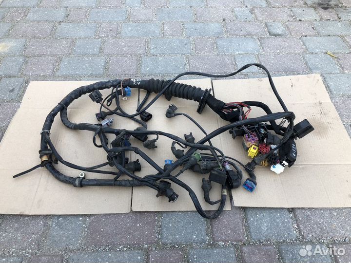 Проводка двигателя на Audi A6 C5 2.4