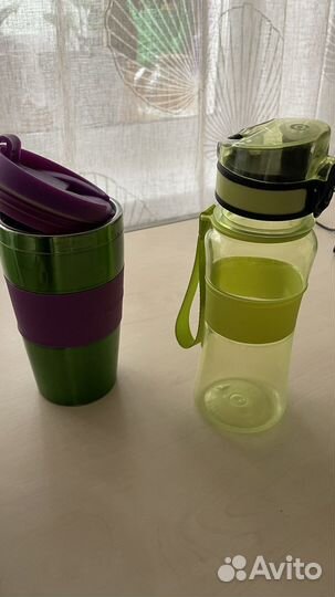 Чашки, термокружка, бутылка для воды