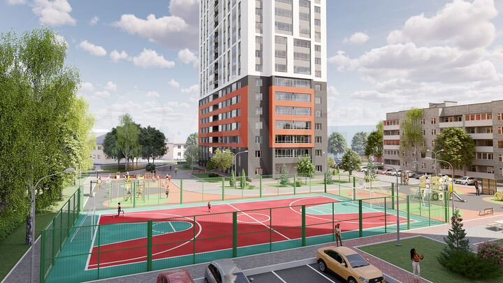 2-к. квартира, 44,3 м², 23/26 эт.