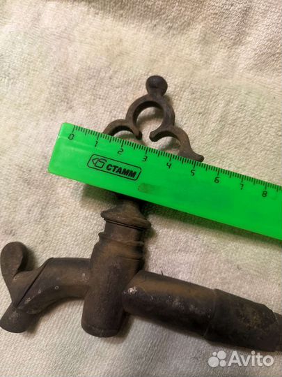 Краник от самовара, старинный, латунь