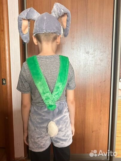 Карнавальный костюм детский зайка 104-122