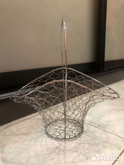 Корзинка металл для декора