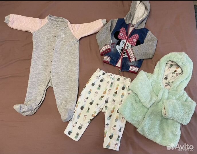 Детские вещи пакетом на девочку 68 74