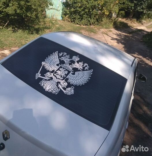 Наклейка реклама на авто