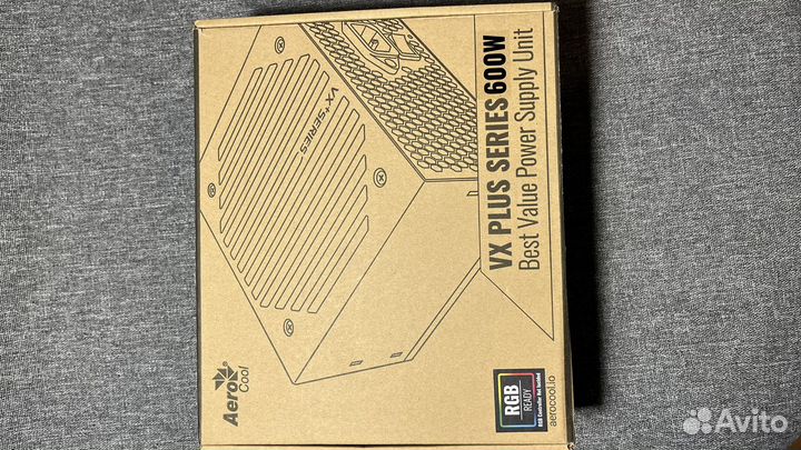 Блок питания aerocool vx plus 600w