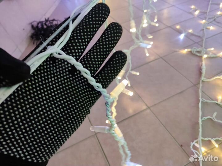 Гирлянда уличная бахрома 12