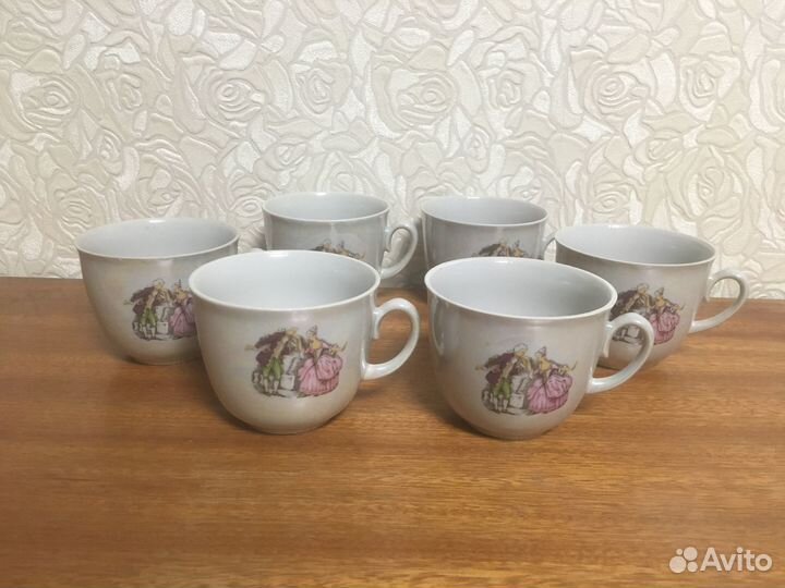 Сервиз чайный кофейный, чашки