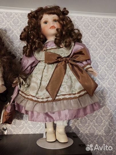 3 Куклы фарфоровые