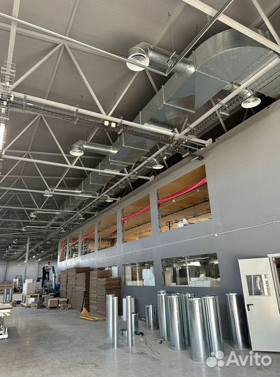 Монтаж систем вентиляции и кондиционирования