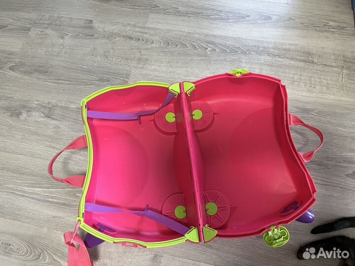 Чемодан для девочки на колесах