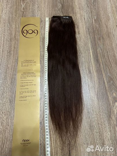 Волосы на заколках натуральные