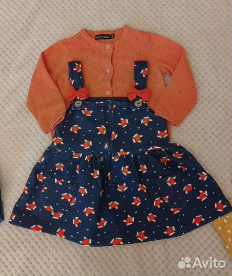 Вещи пакетом для девочки 74-80